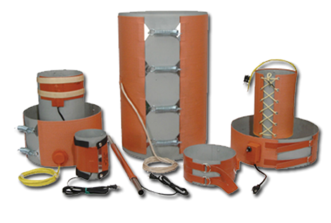 Flexible Silicone Drum Heaters